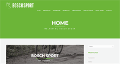 Desktop Screenshot of boschsport.be