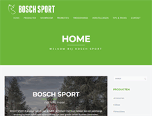 Tablet Screenshot of boschsport.be
